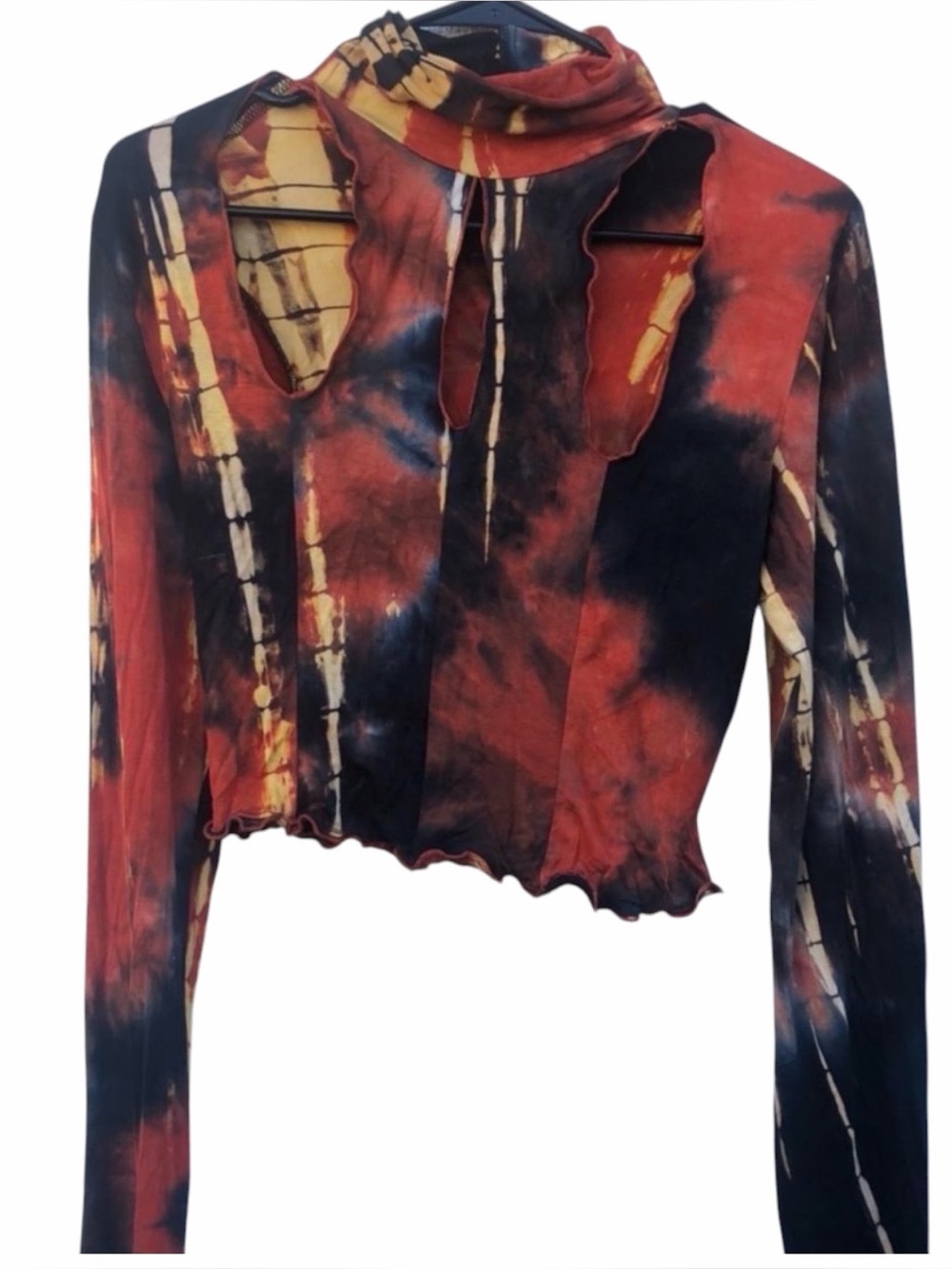 RARE Kim Shui Designer Abstract Long Sleeve